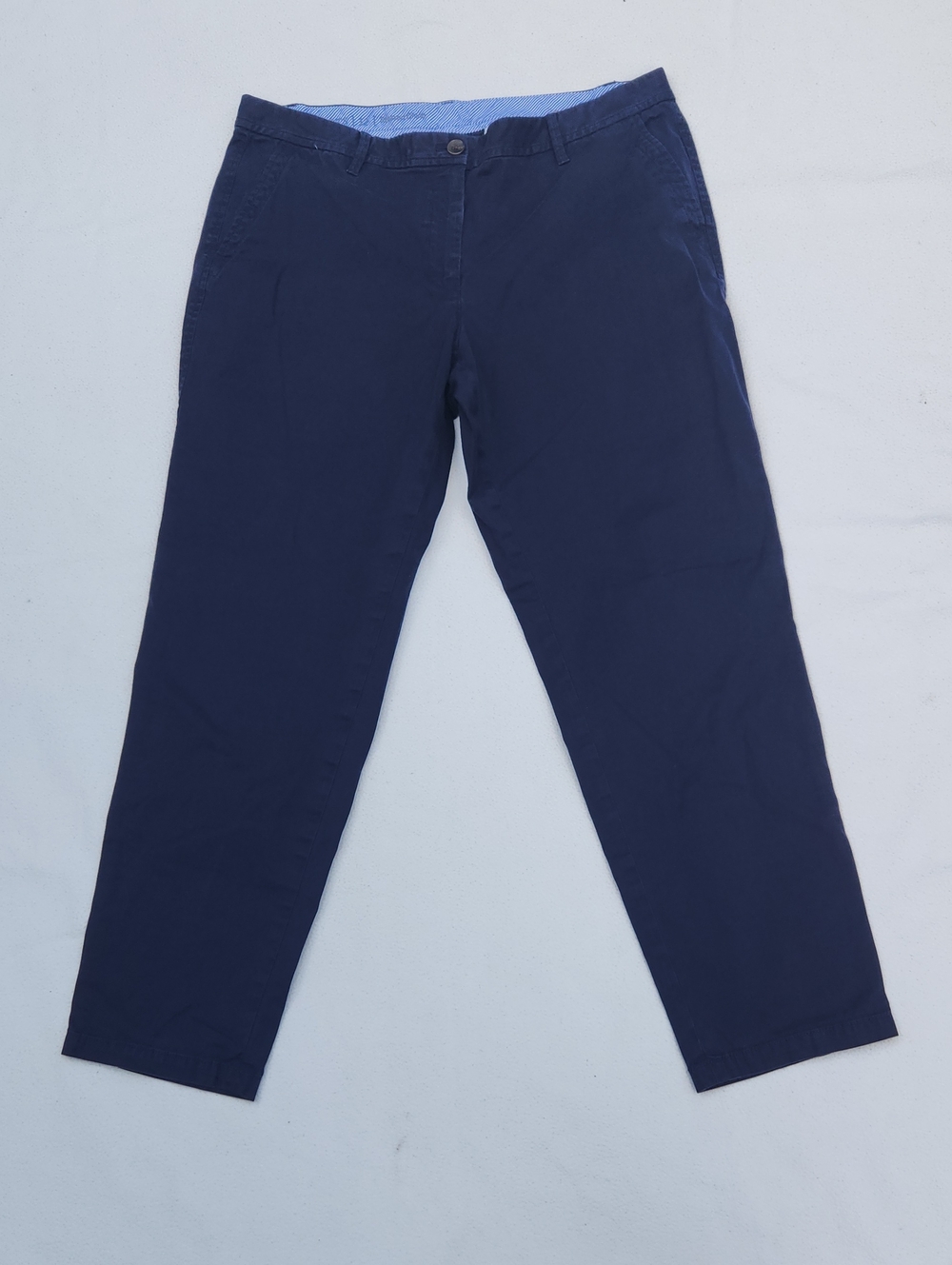 Talbots Weekend Navy Blue Chino Ankle Pants Sz 12